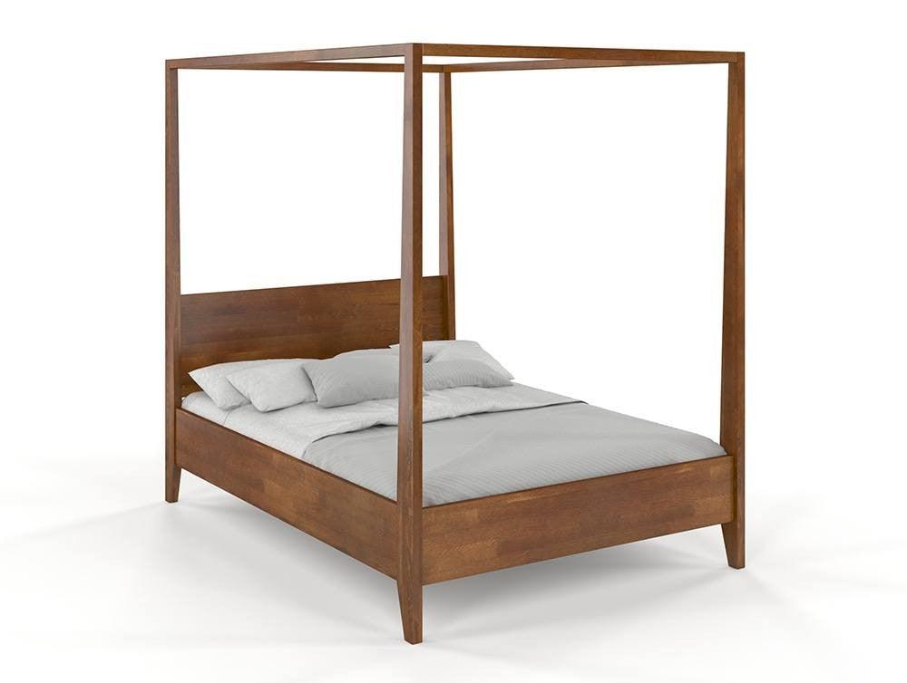 Dudi Furniture Preyas Mango wood Teak Finish Wooden King Size Bed