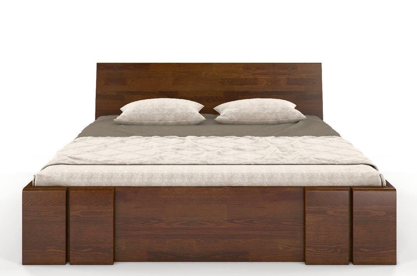 Dudi Furniture Preyas Mango wood Teak Finish Storage Wooden King Size