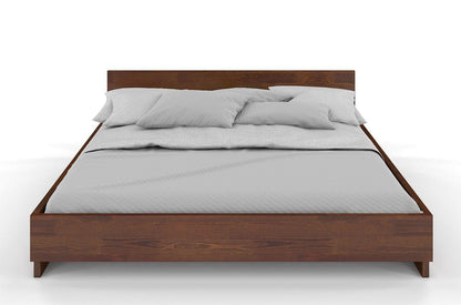 Dudi Furniture Preyas Mango wood Teak Finish Wooden Bed