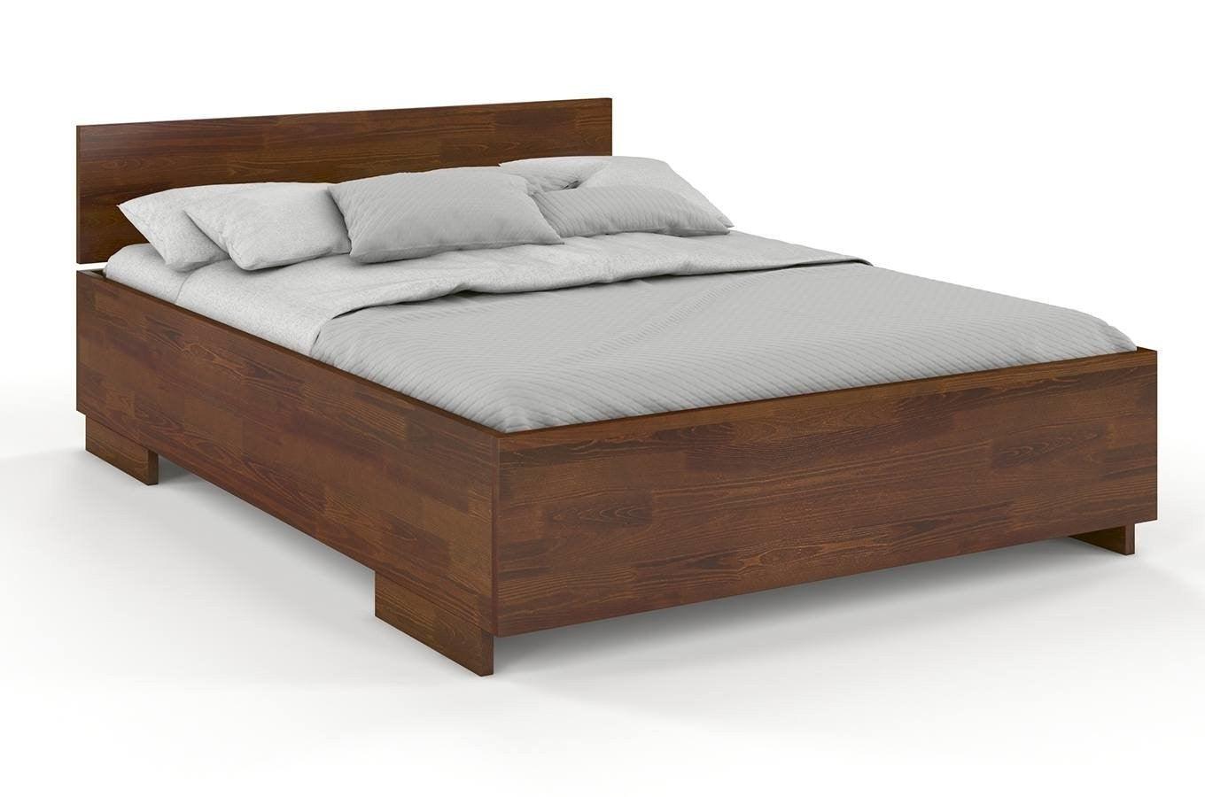 Dudi Furniture Preyas Mango wood Teak Finish Storage Wooden Bed