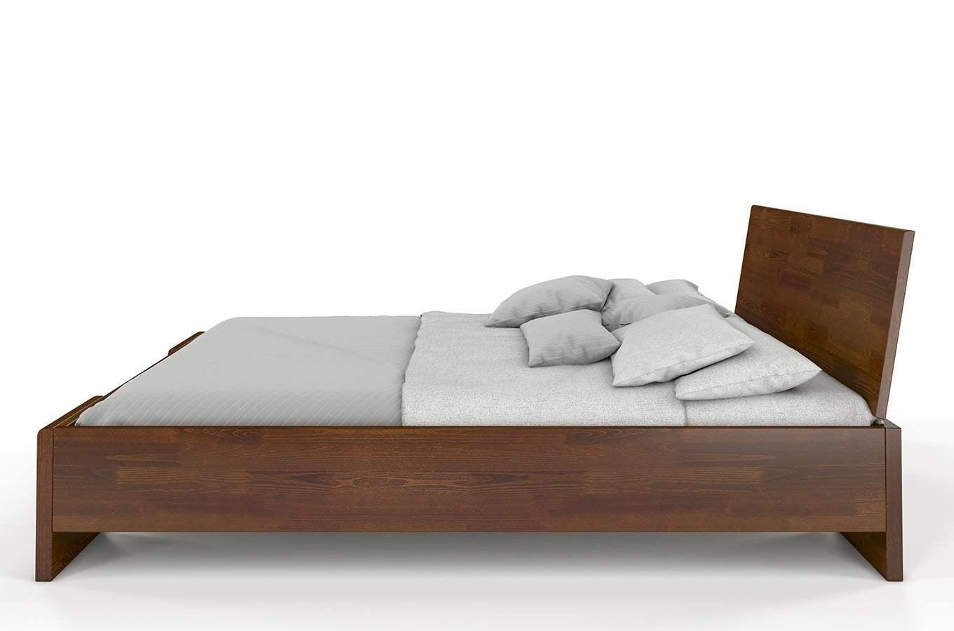 Dudi Furniture Preyas Mango wood Teak Finish Wooden King Size Bed