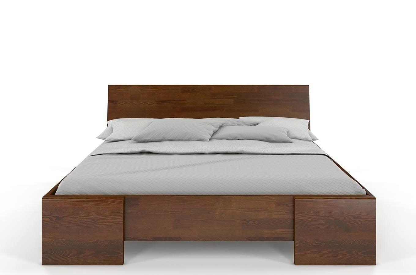 Dudi Furniture Preyas Mango wood Teak Finish Wooden King Size Bed