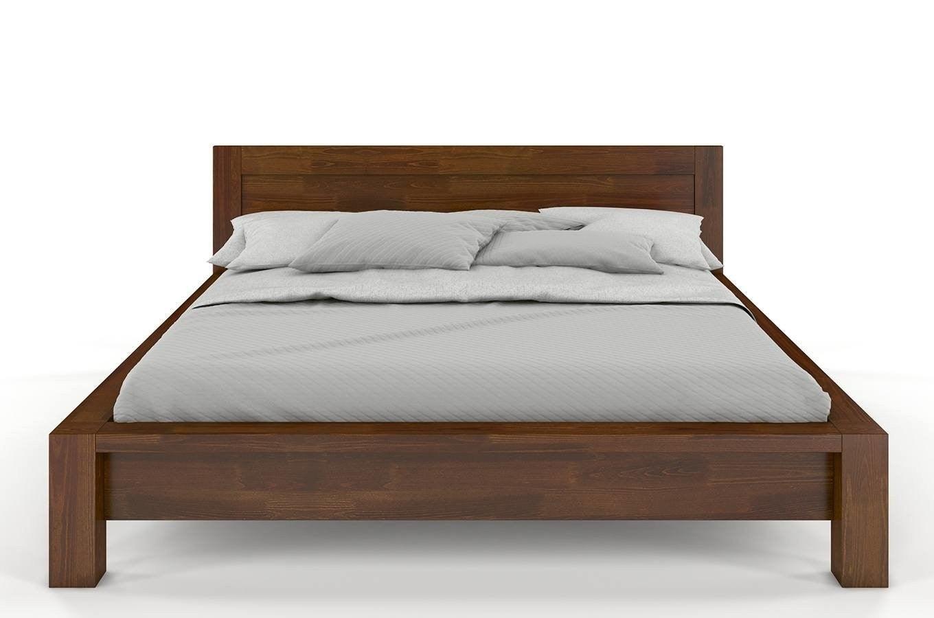 Dudi Furniture Preyas Mango wood Teak Finish Wooden Bed