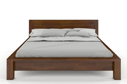 Dudi Furniture Preyas Mango wood Teak Finish Wooden King Size Bed