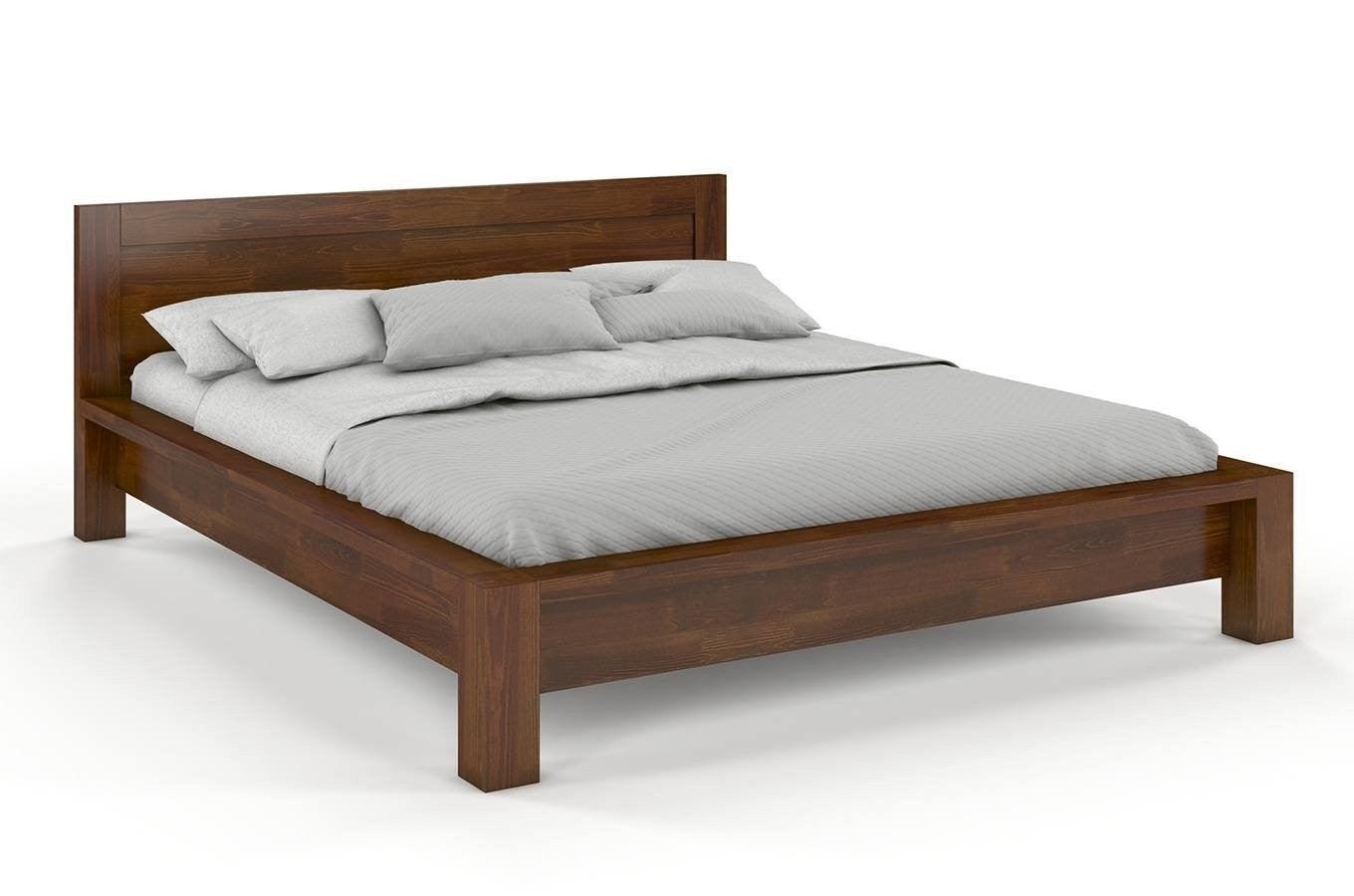 Dudi Furniture Preyas Mango wood Teak Finish Wooden King Size Bed
