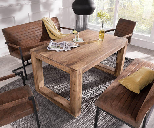 Dudi Furniture Eternal Sheesham Wood Dining Table