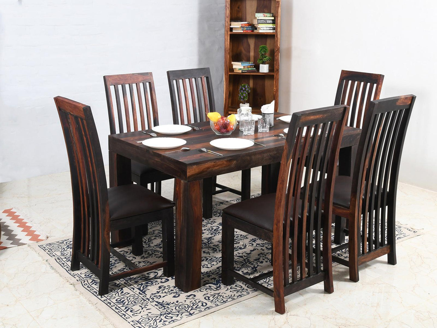 Dudi Furniture Marvel Modern Dining Table Set 6 Seater