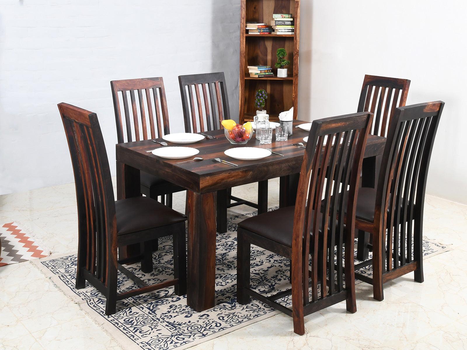 Dudi Furniture Marvel Modern Dining Table Set 6 Seater