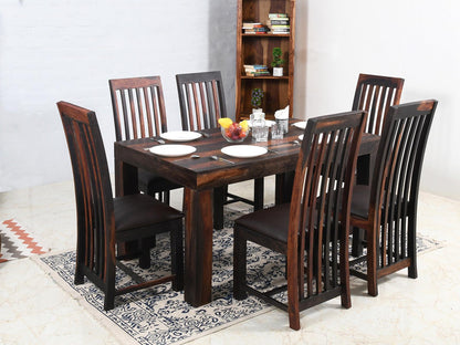 Dudi Furniture Marvel Modern Dining Table Set 6 Seater