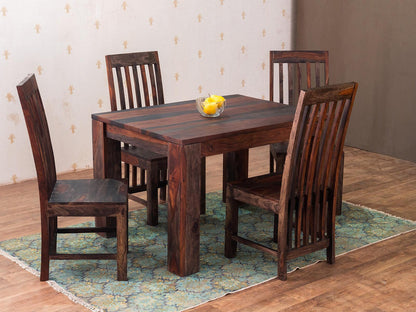 Dudi Furniture Marvel Modern Dining Table Set 4 Seater