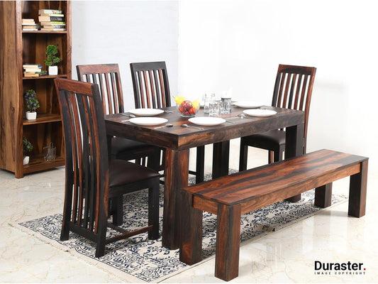 Dudi Furniture Marvel Modern Dining Table Set 6 Seater