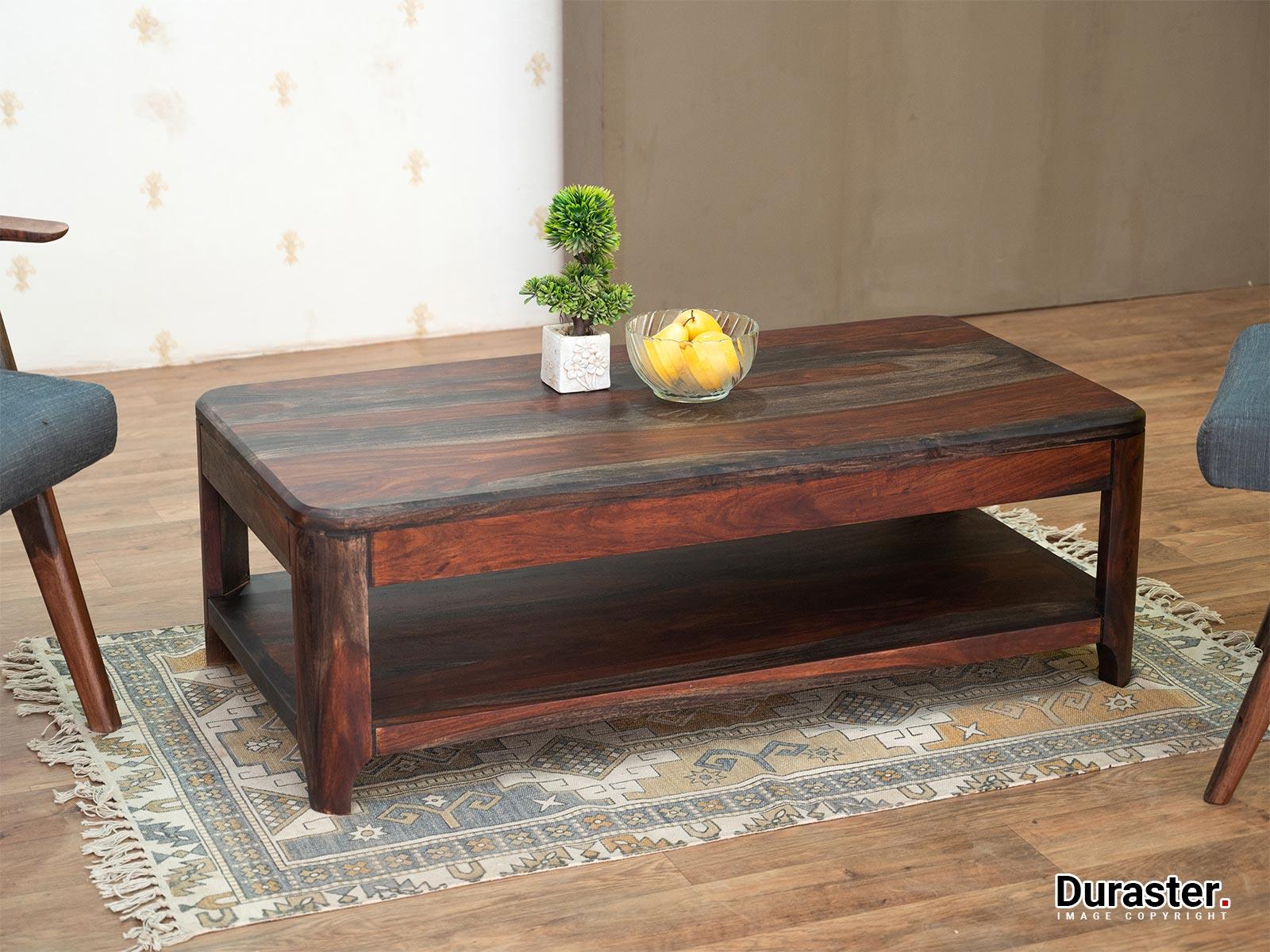 Dudi Furniture Marvel Solid Wood Coffee table for Living Room