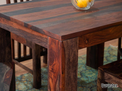 Dudi Furniture Marvel Wooden Dining Table 4 Seater