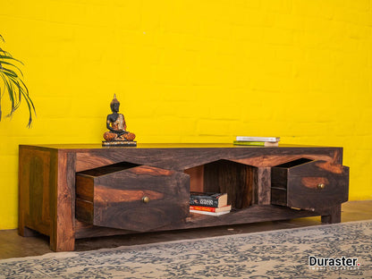 Dudi Furniture Marvel Solid Wood TV Unit Cabinet