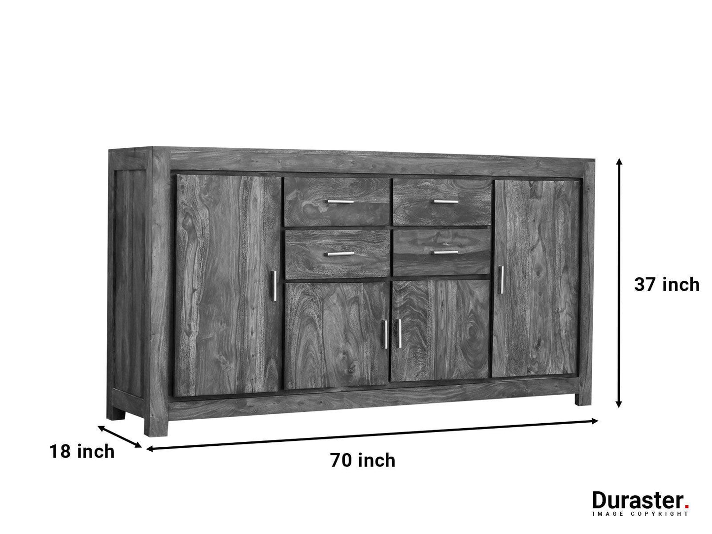 Dudi Furniture Marvel Modern Solid Wood Sideboard