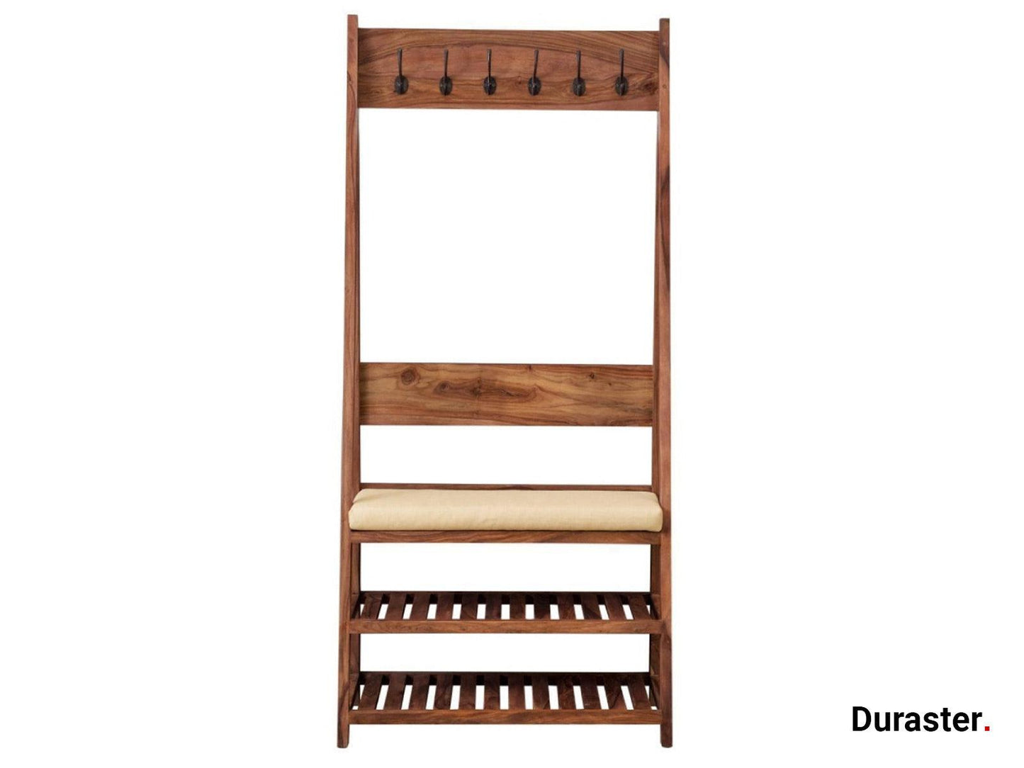 Dudi Furniture Mehran Sheesham Wood Ladder Shoe Stand