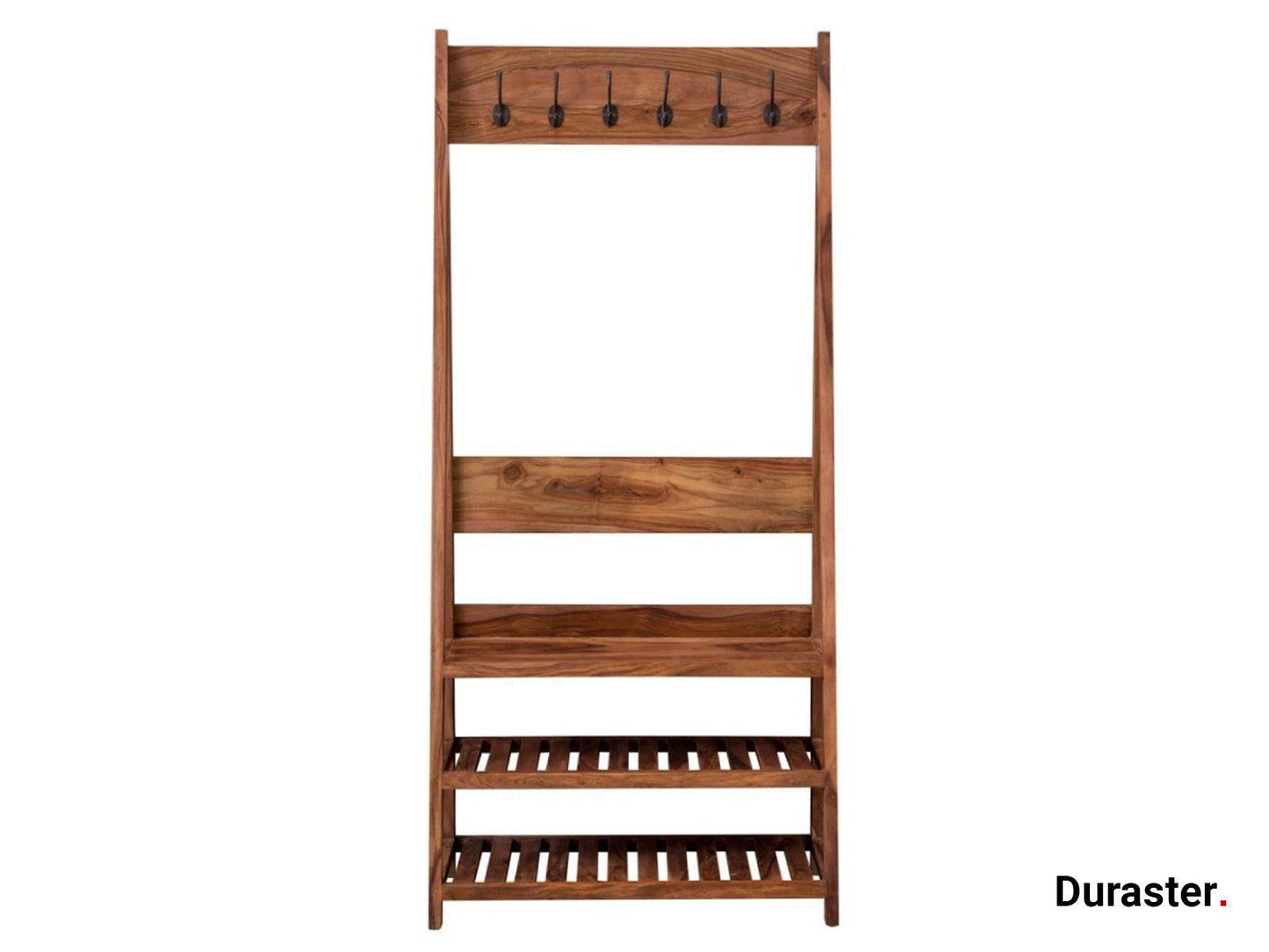 Dudi Furniture Mehran Sheesham Wood Ladder Shoe Stand