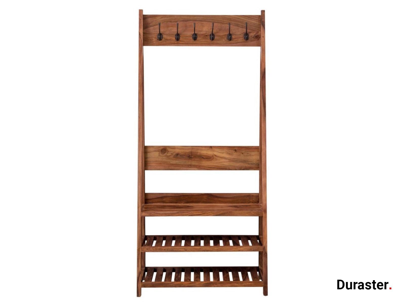 Dudi Furniture Mehran Sheesham Wood Ladder Shoe Stand