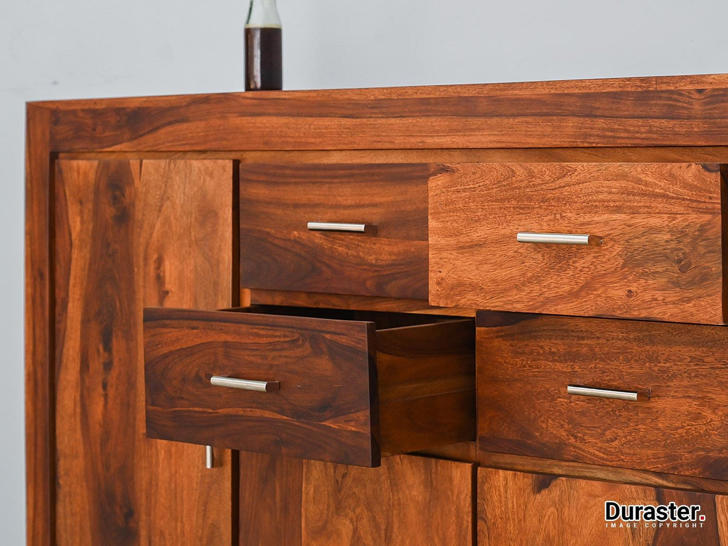 Dudi Furniture Metro Elegant Sheesham Sideboard Cabinet