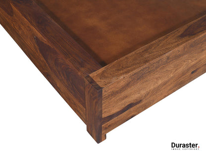 Dudi Furniture Metro Modern Sheesham wood Storage Bed