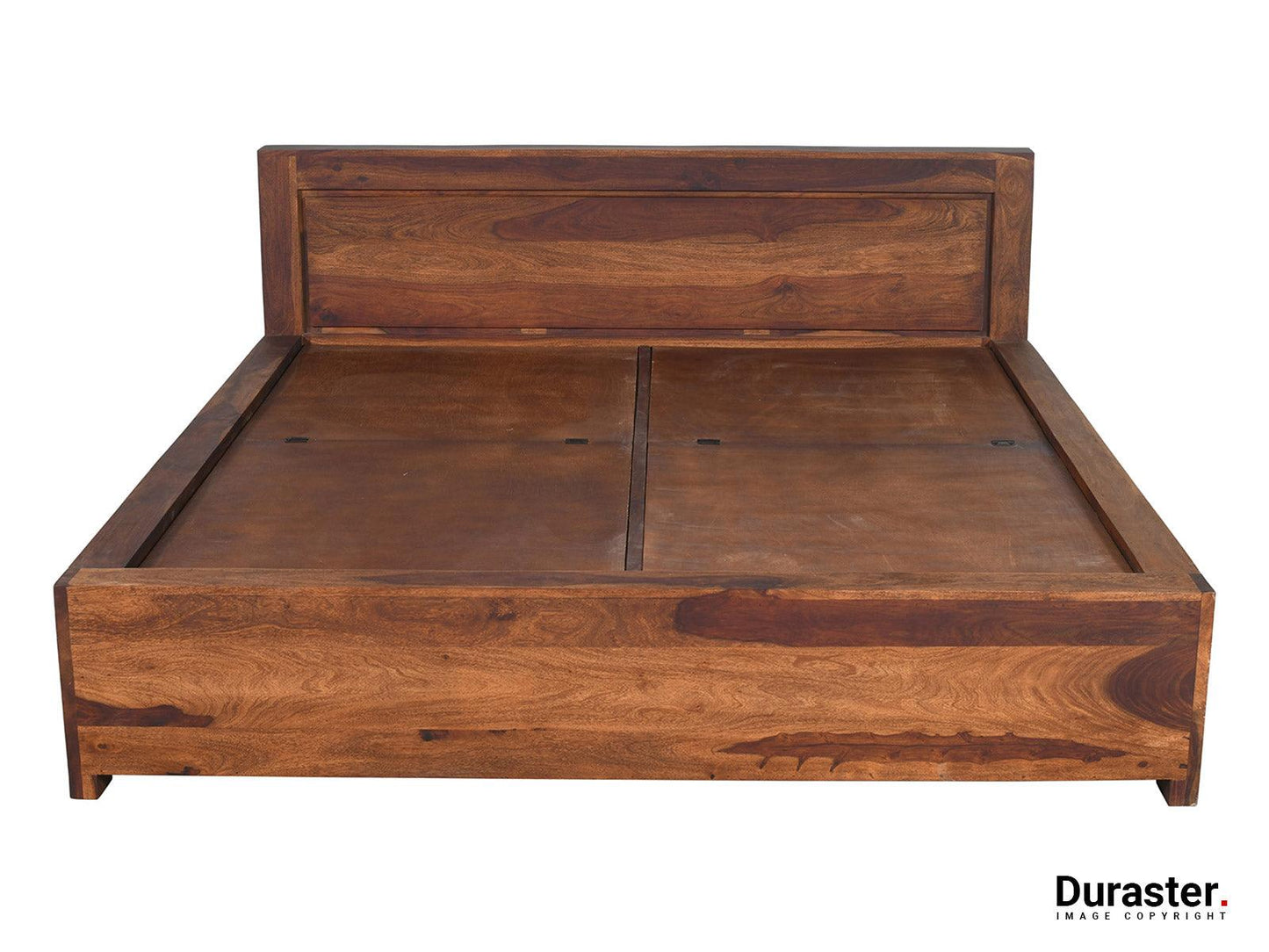 Dudi Furniture Metro Modern Sheesham wood Storage King Size Bed