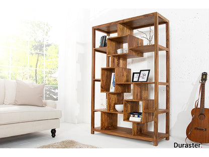 Dudi Furniture Buckingham Modern Sheesham Wood Bookshelf