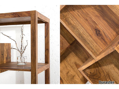 Dudi Furniture Buckingham Modern Sheesham Wood Bookshelf