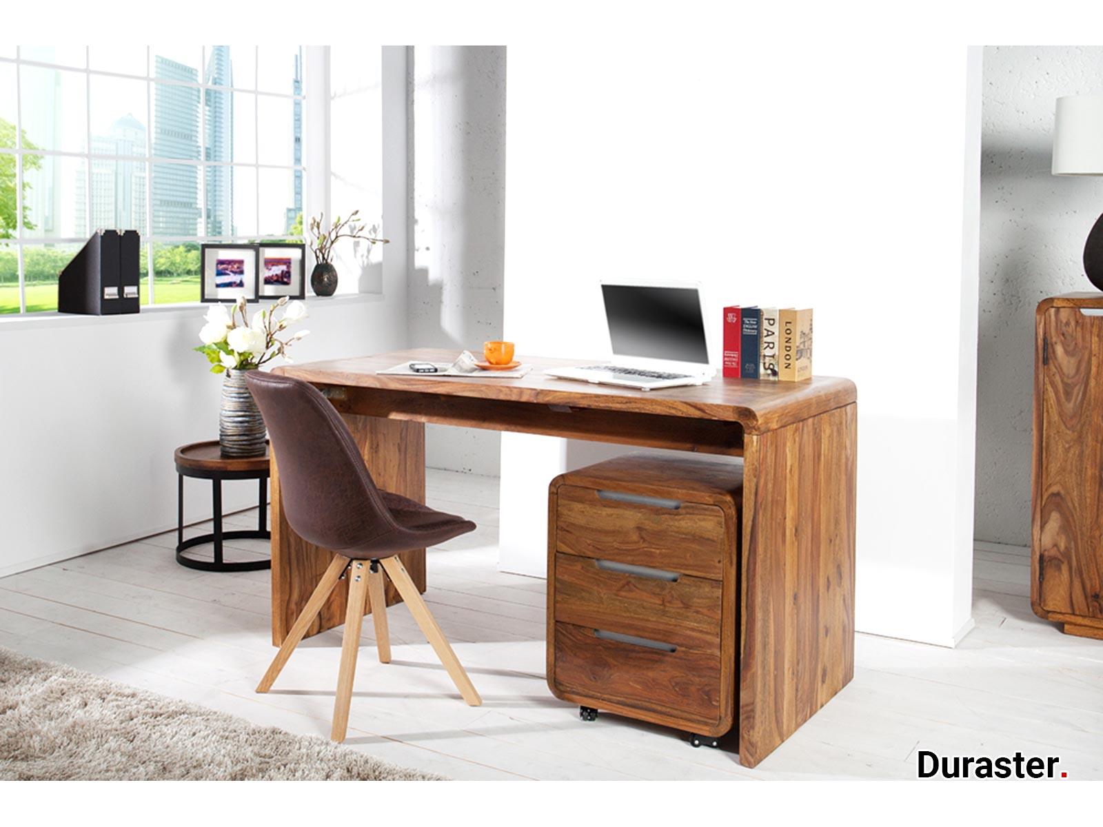 Dudi Furniture Buckingham Modern Sheesham Wood Office Desk