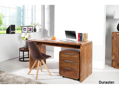 Dudi Furniture Buckingham Modern Sheesham Wood Office Desk
