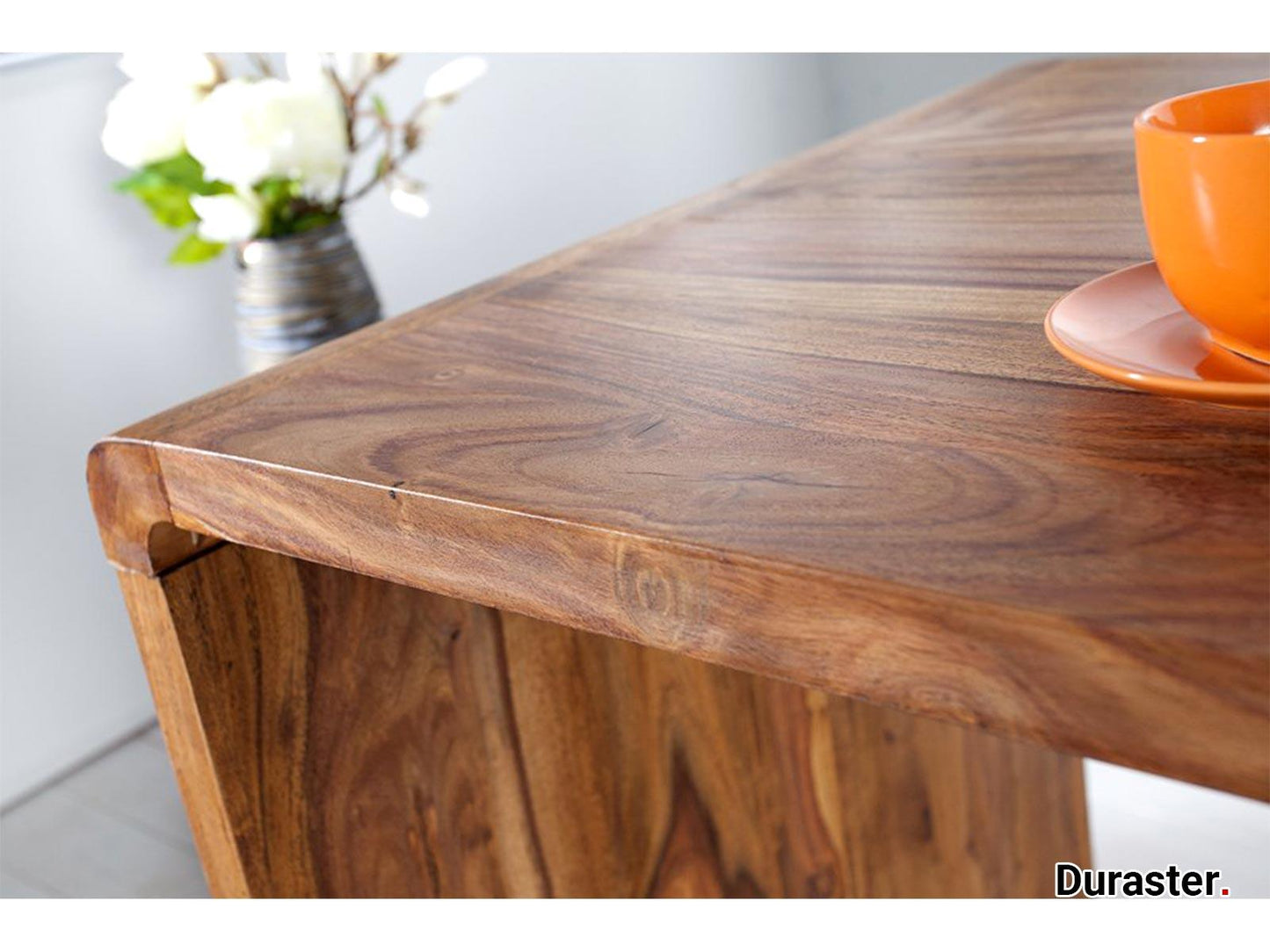 Dudi Furniture Buckingham Modern Sheesham Wood Office Desk