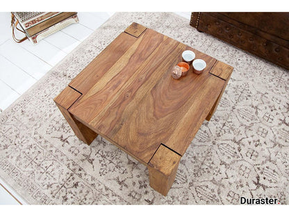 Dudi Furniture Torpedo Sheesham Wood Square Coffee Table