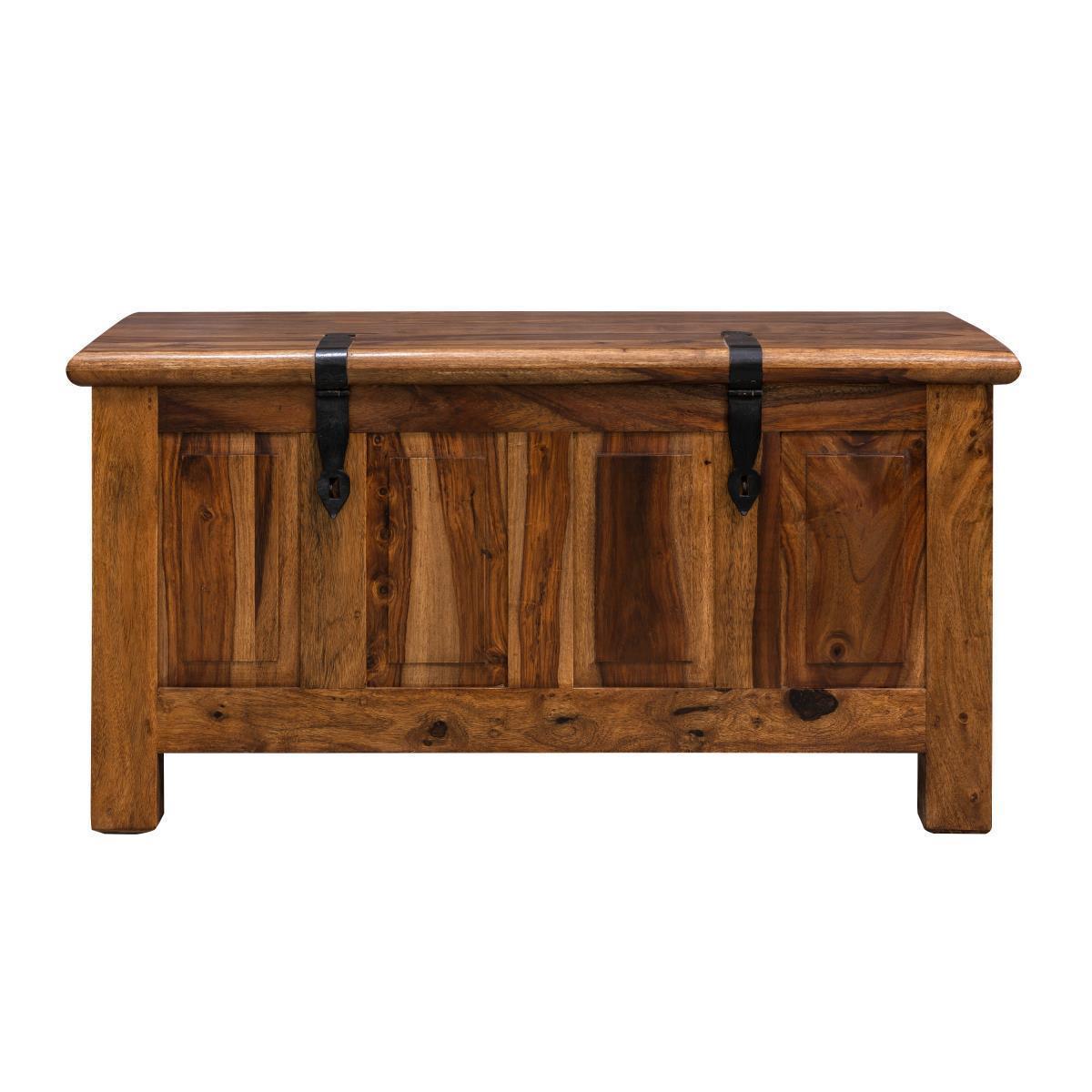 Dudi Furniture Mehran Sheesham Wood Storage Trunk