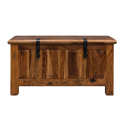 Dudi Furniture Mehran Sheesham Wood Storage Trunk