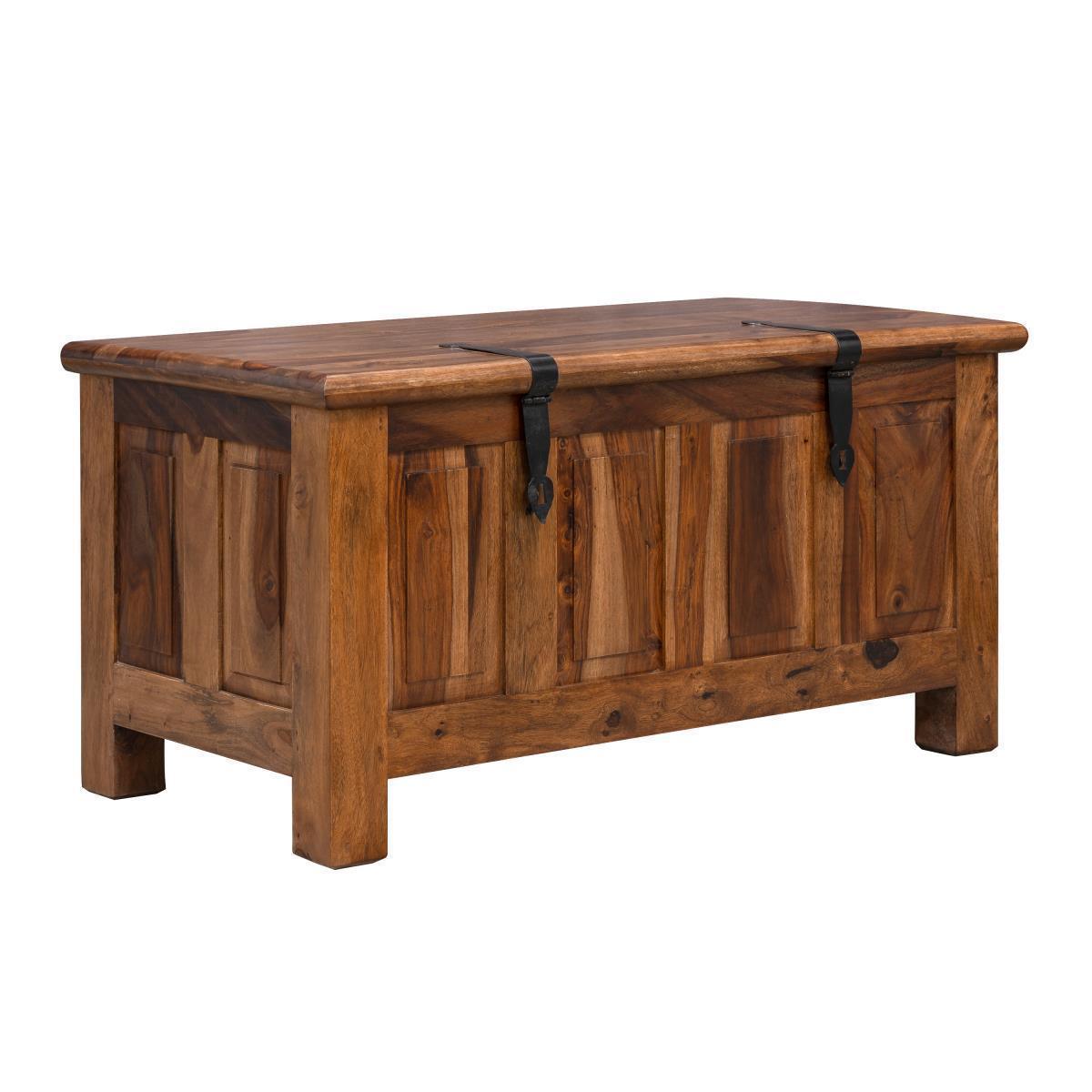 Dudi Furniture Mehran Sheesham Wood Storage Trunk