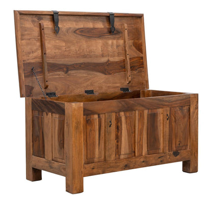 Dudi Furniture Mehran Sheesham Wood Storage Trunk