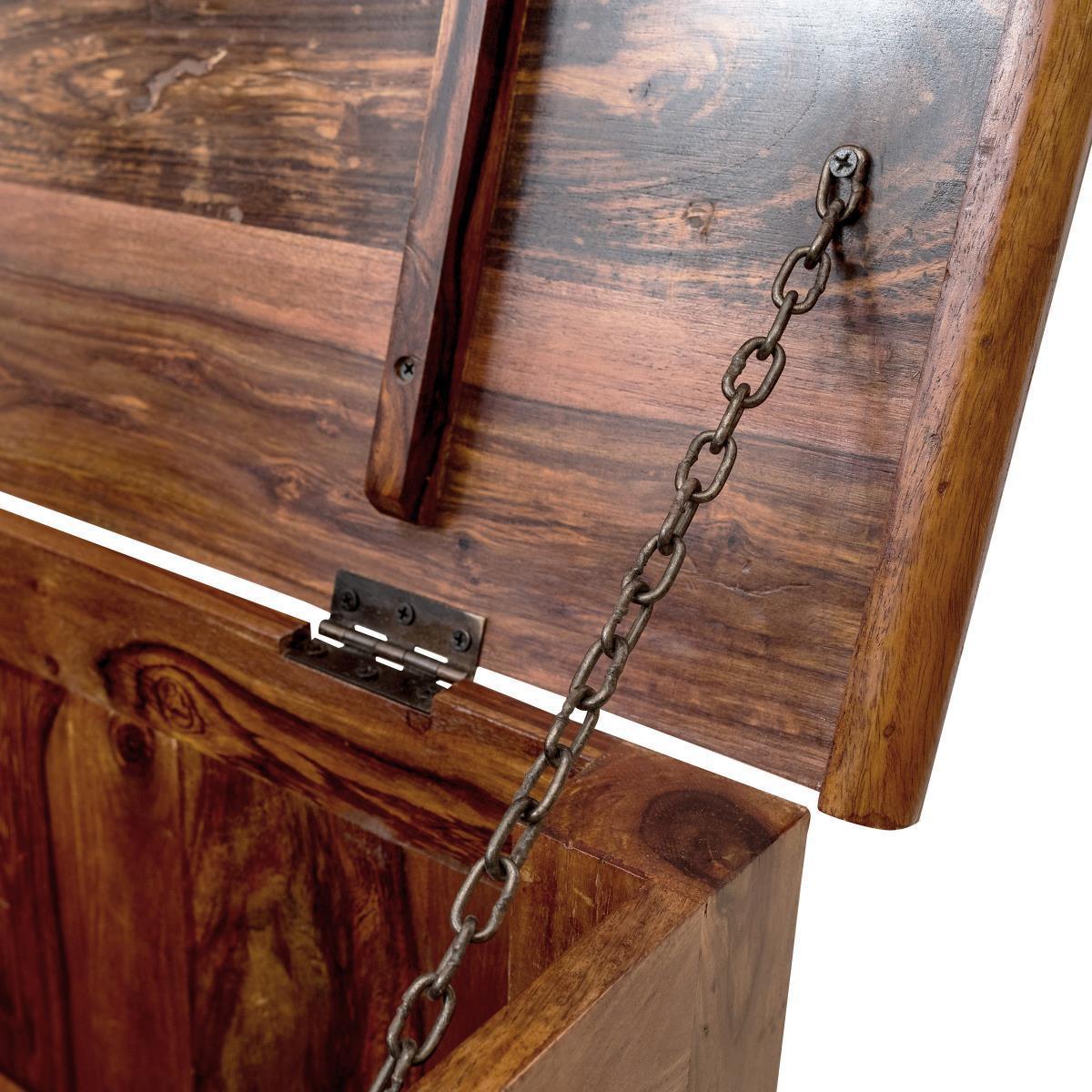 Dudi Furniture Mehran Sheesham Wood Storage Trunk