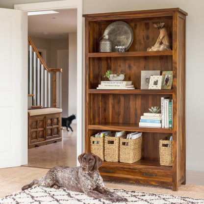 Dudi Furniture Mehran Sheesham Wood Bookshelf