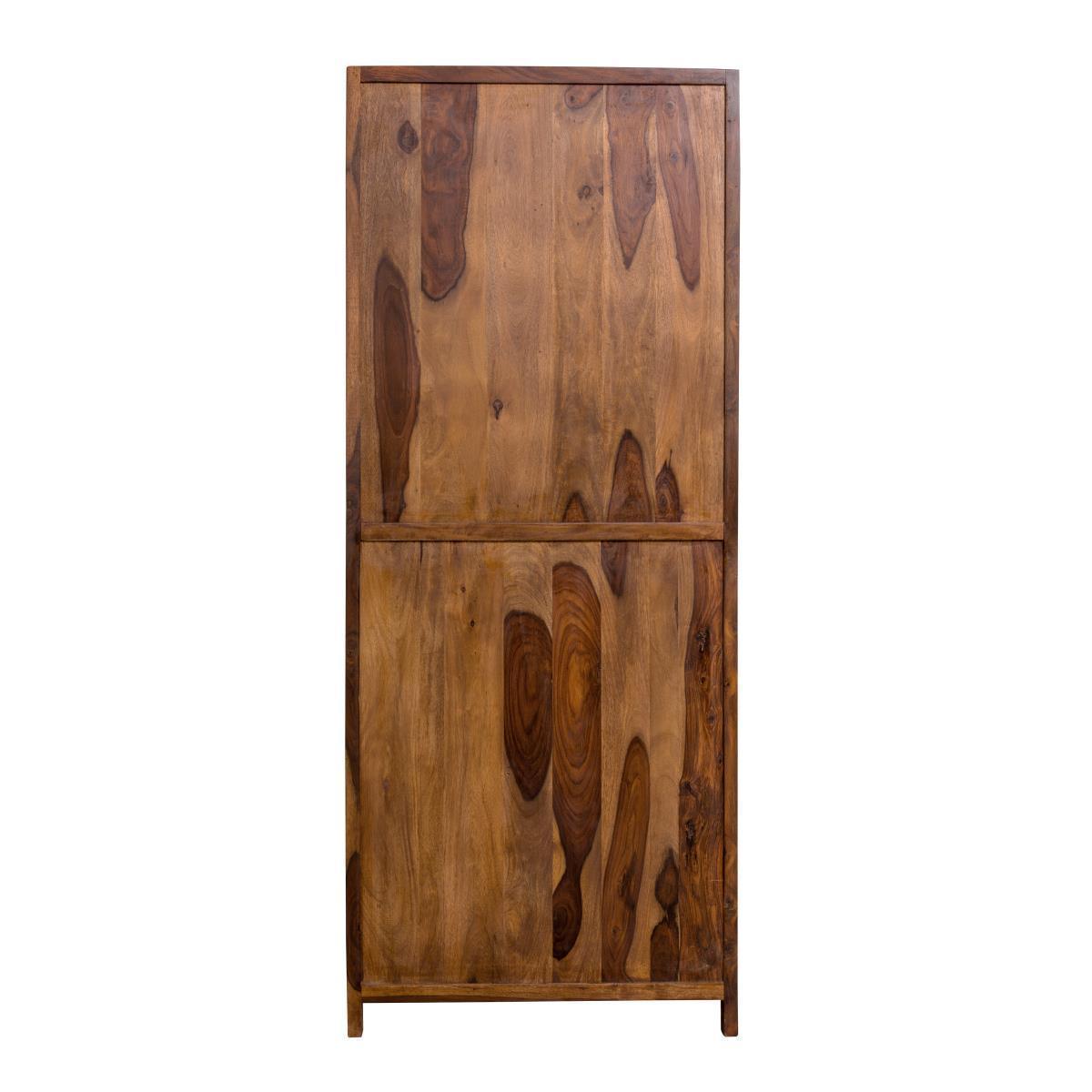 Dudi Furniture Mehran Sheesham Wood Ladder Bookshelf