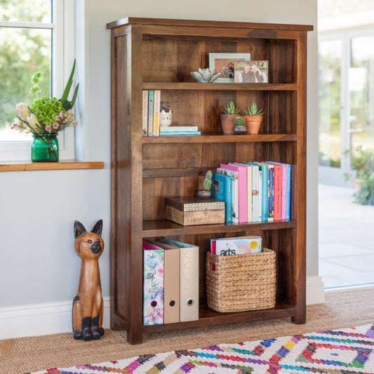 Dudi Furniture Mehran Sheesham Wood Bookshelf