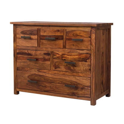 Dudi Furniture Mehran Contemporary Sheesham Wood Chest of Drawers