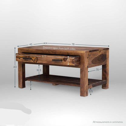 Dudi Furniture Mehran Sheesham Wood Coffee Table