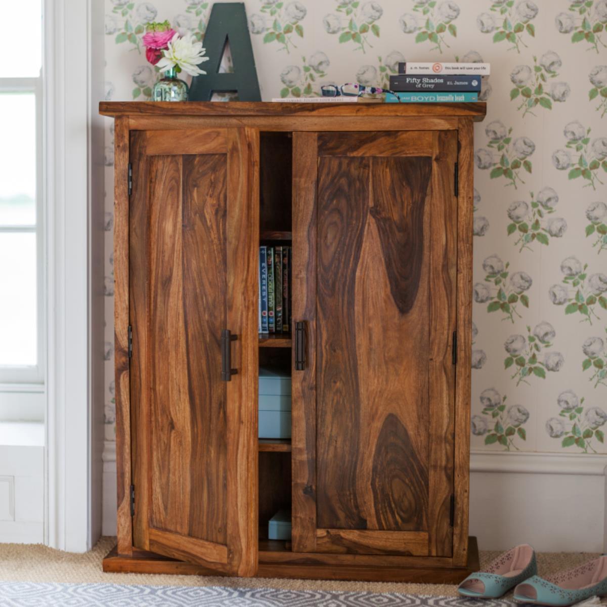 Dudi Furniture Mehran Sheesham Wood Storage Cabinet