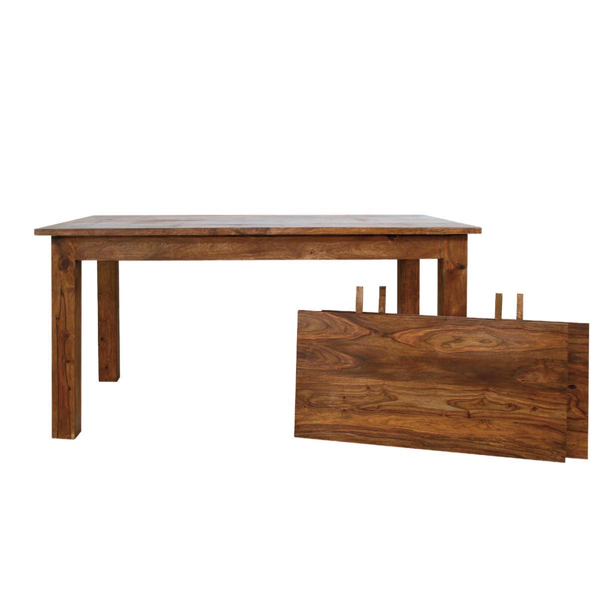 Dudi Furniture Mehran Sheesham Wood Extension Dining Table