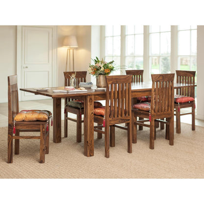 Dudi Furniture Mehran Sheesham Wood Extension Dining Table