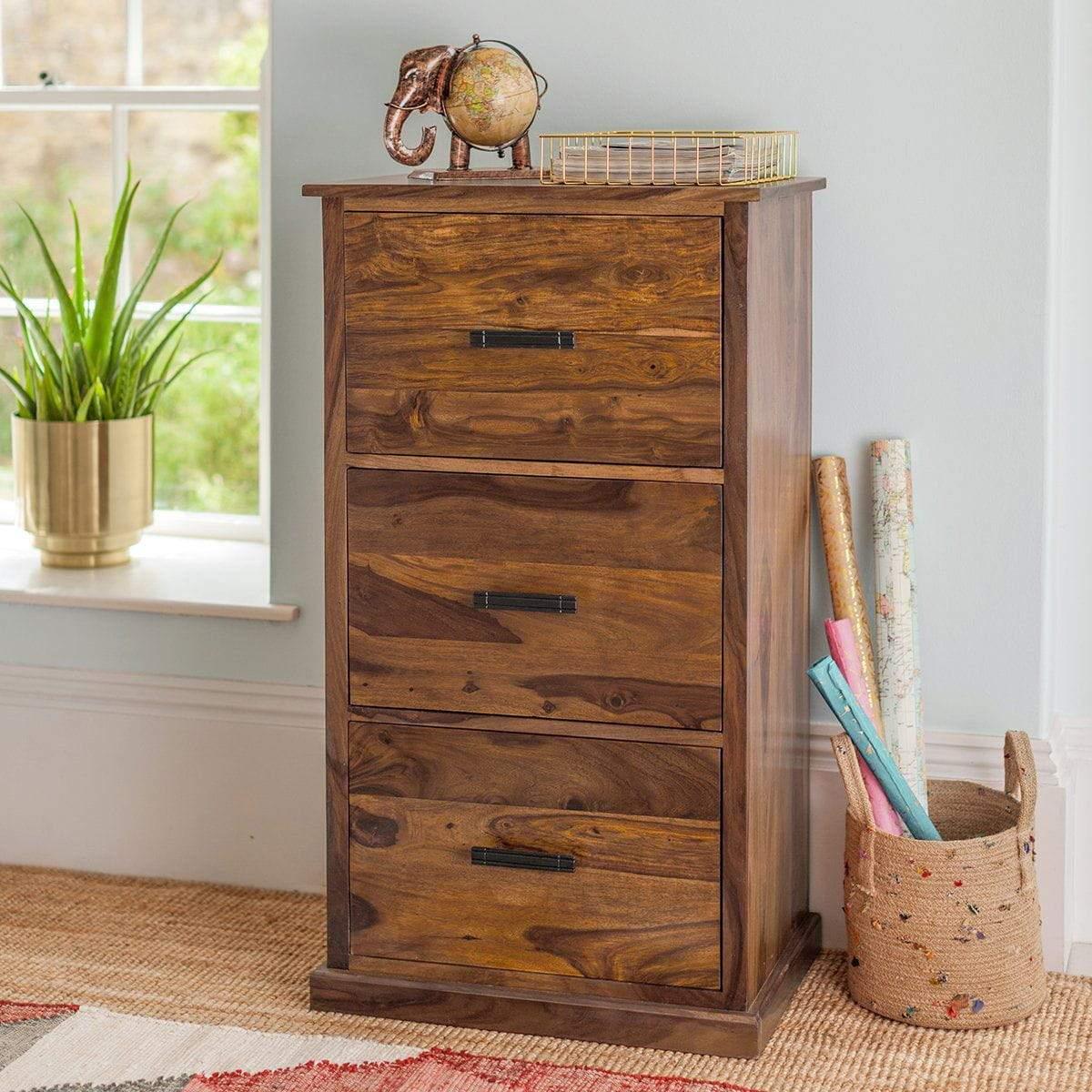 Dudi Furniture Mehran Sheesham Wood Dresser Cabinet