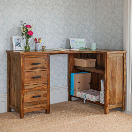 Dudi Furniture Mehran Sheesham Wood Study Desk