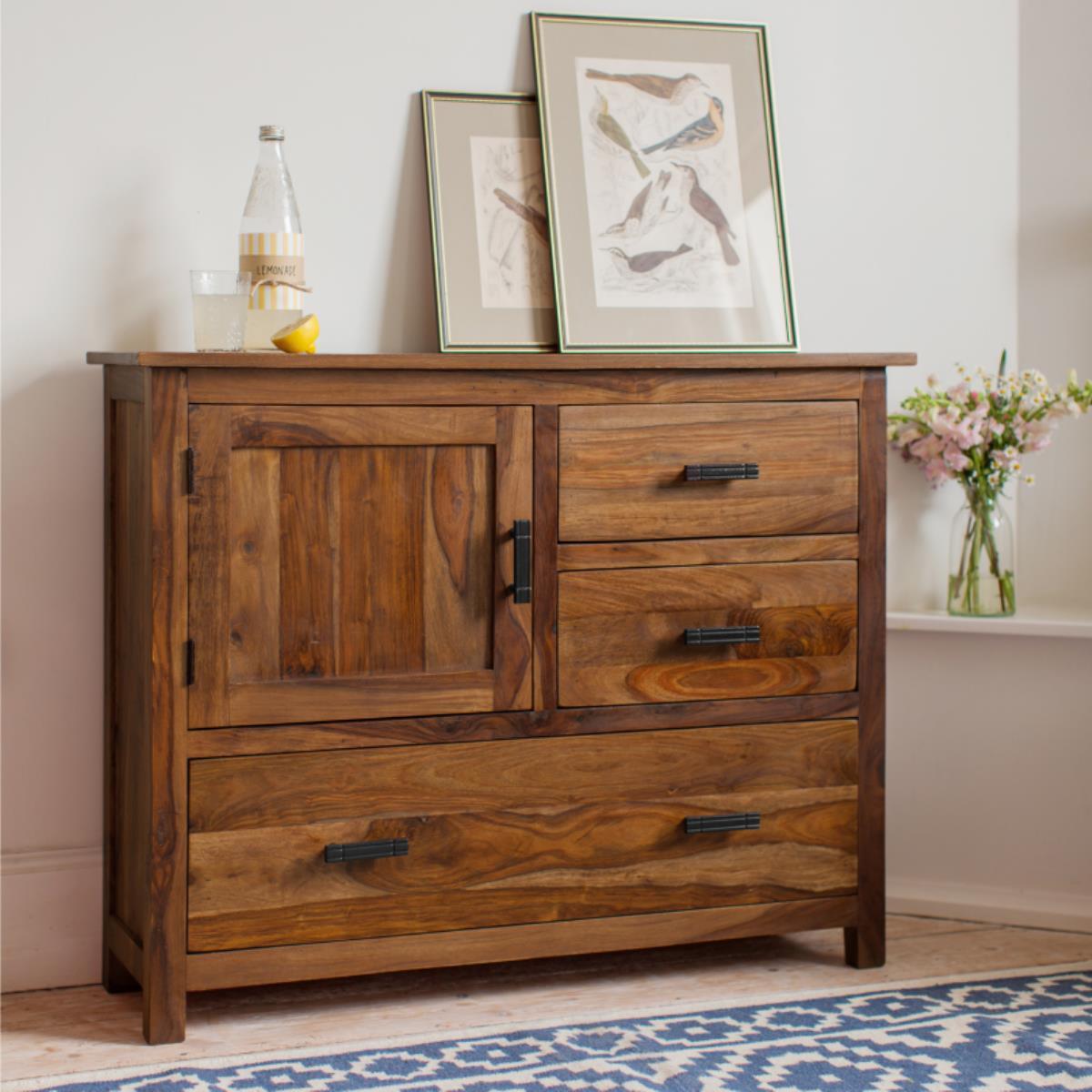 Dudi Furniture Mehran Sheesham Wood Sideboard