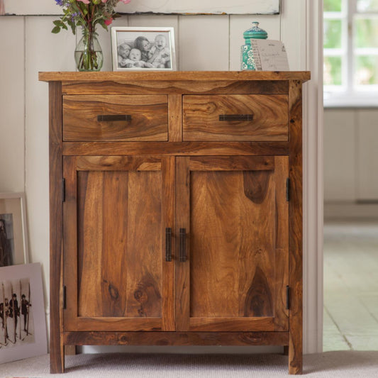 Dudi Furniture Mehran Sheesham Wood Sideboard Cabinet