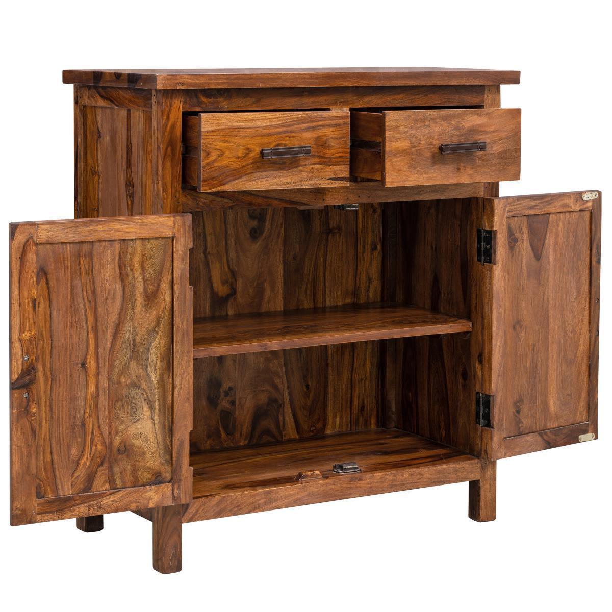 Dudi Furniture Mehran Sheesham Wood Sideboard Cabinet