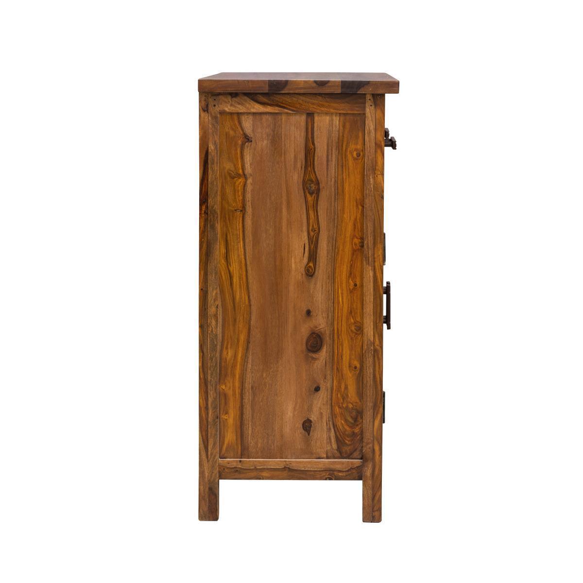 Dudi Furniture Mehran Sheesham Wood Sideboard Cabinet